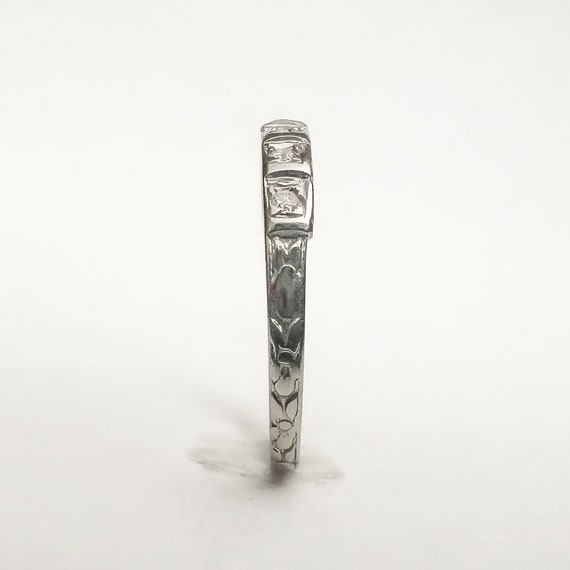 Vintage Art Deco Era Natural Diamond Half-eternit… - image 7