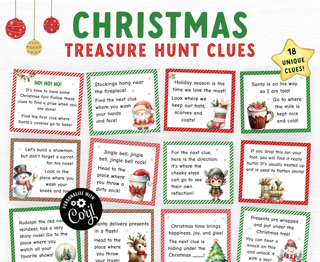 Christmas Treasure Hunt For Kids 