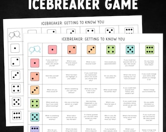 IJsbrekerspel, kennismakingsspel, ijsbrekeractiviteit, teambuildingspel, dobbelspel, worp en vertelspel, vraag over ijsbreker