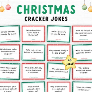 Cartes Imprimables Blagues De Noël, Blagues De Cracker, Cracker De Noël, Devinettes De Noël, Blagues De Noël À Imprimables Pour Enfants, Notes De Lutin