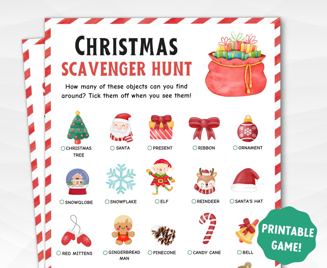 Christmas Scavenger Hunt Printable - Il 1080xN.4400981027 2w1r 