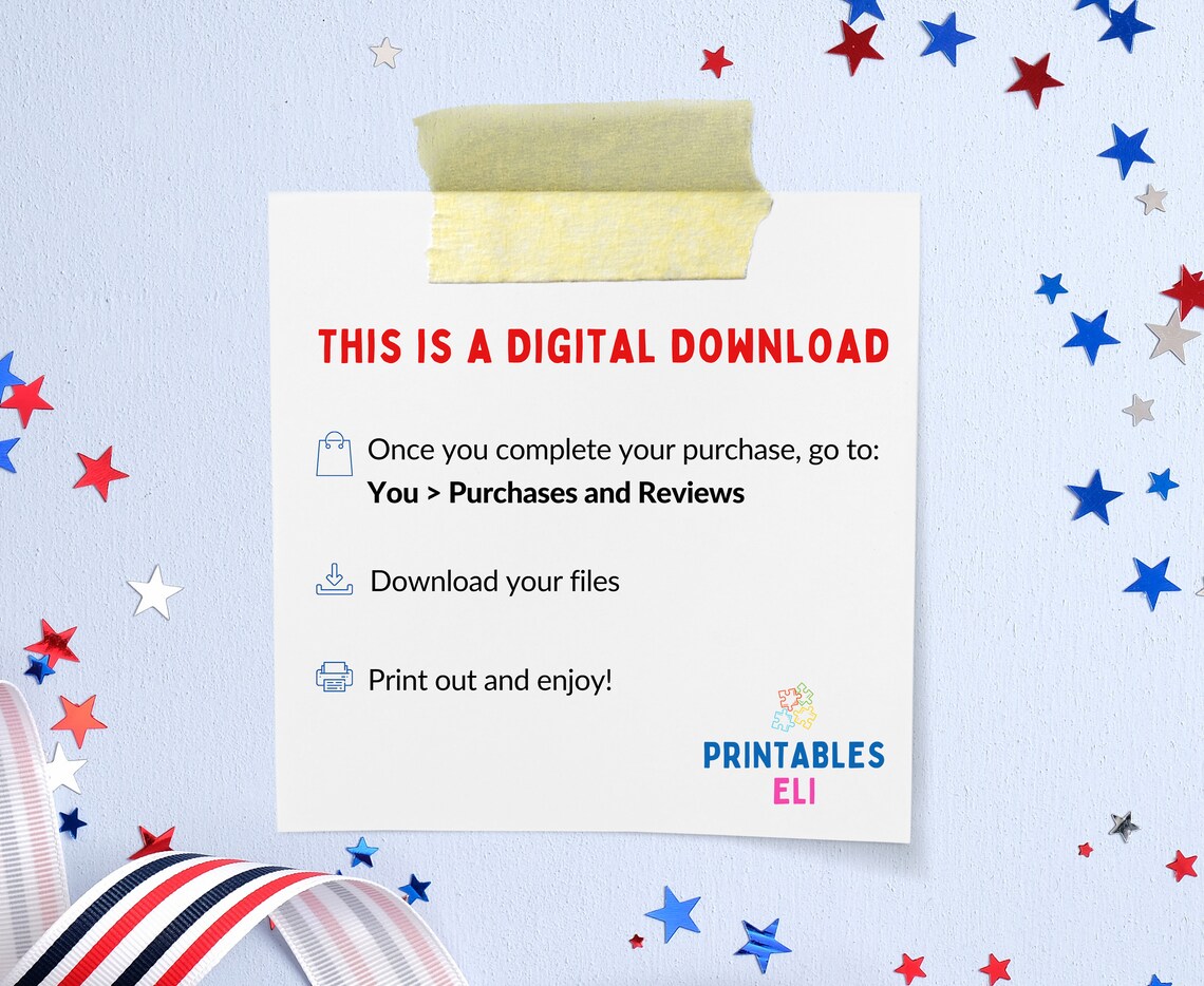 10 Memorial Day Games Bundle, Memorial Day Games for Kids and Adults