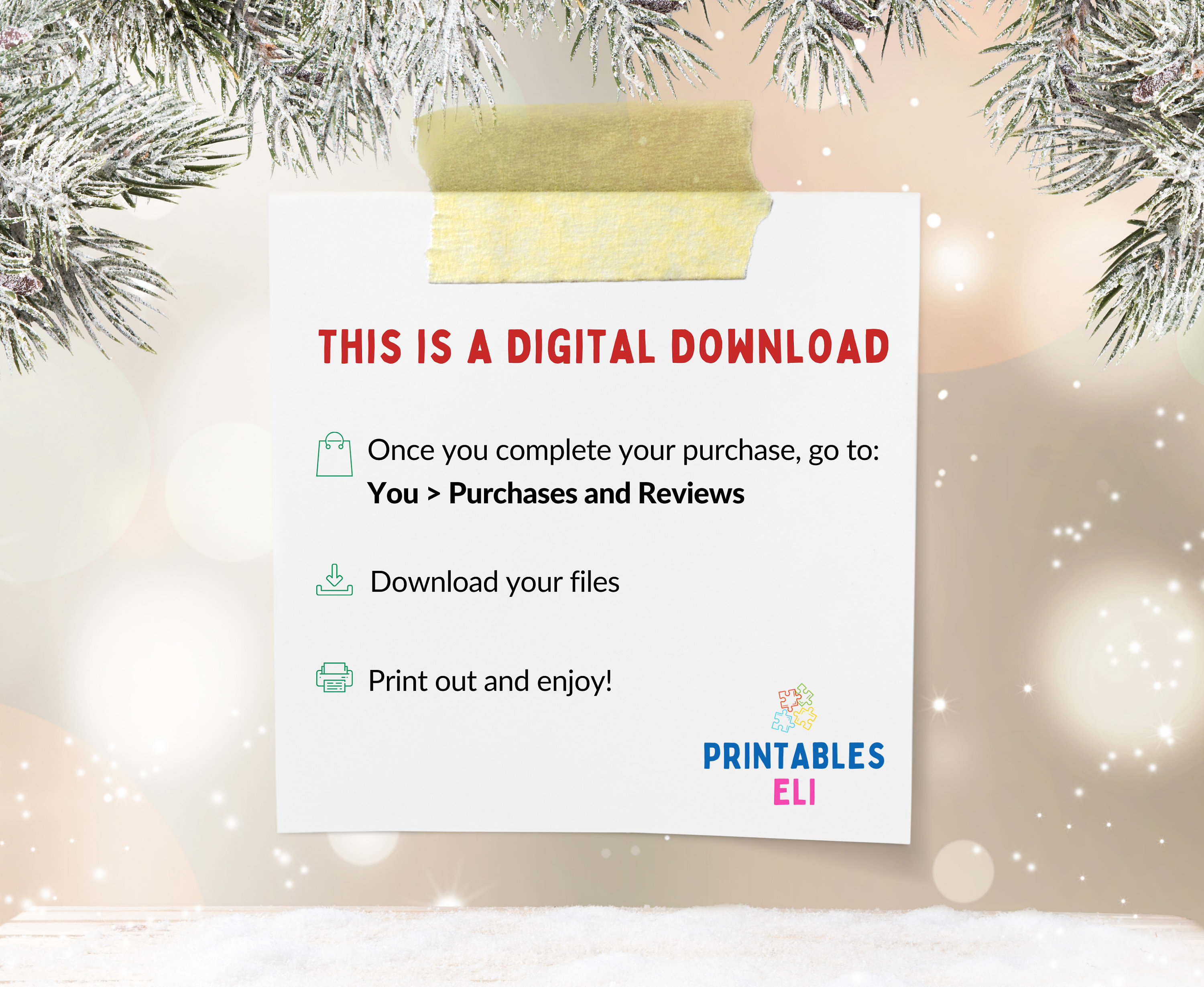 Christmas Gift Exchange Game, Printable Christmas Party Game, White