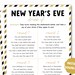 New Years Eve Drink If Game, Holiday Game Printable, New Years Eve ...