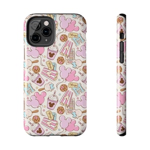 Custodia per telefono Disney Snacks, custodia Disney per iPhone, custodia per telefono Samsung, custodia per iPhone 15 pro, custodia per telefono di Natale, custodia per iPhone 16 pro max Disney