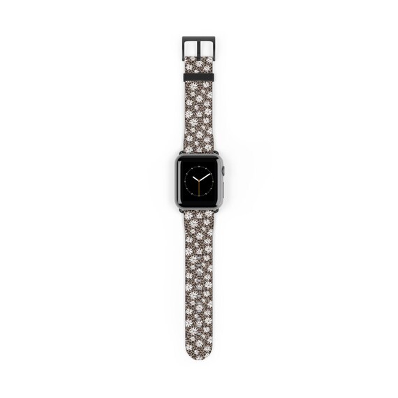 NEW Floral Leopard Apple Watch Band Amazon.com: ACESTAR Double Sided Band Compatible with Apple  main image 3
