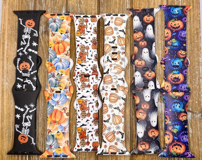 Halloween fall watch band for apple watch samung fitbit halloween jewelry gift 38mm 40mm 41mm 42mm 44mm 45mm gift