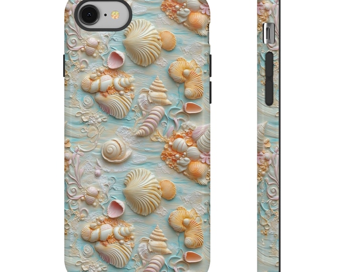 Decoden Seashell Phone Case: 3D Coastal Design