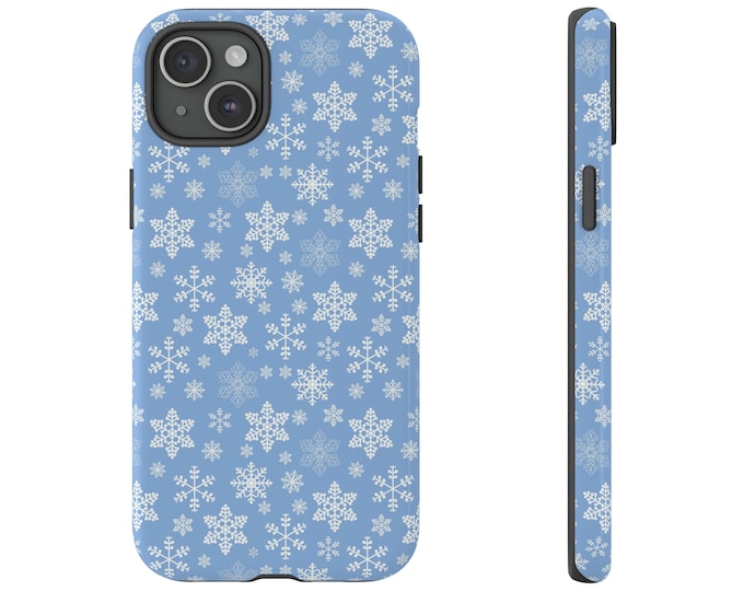 Christmas Snowflake Phone Case For iPhone X SE 11 12 13 14 15 Pro Max XR