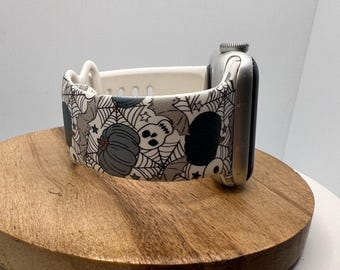Halloween watch band for apple watch | halloween jewelry |skulls and pumpkins | tpu silicone 38 40 41 42 44 49 45 49mm gift