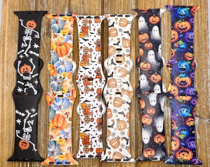 Halloween watch bands strap for apple watch samsung fitbit iwatch  20 22 38 40 41 42 44 45 49mm halloween jewelry