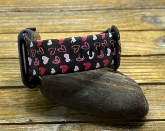 Womens hearts watch band for apple watch 38 40 41 42 44 45  watch strap braclet designer valentine's day gift