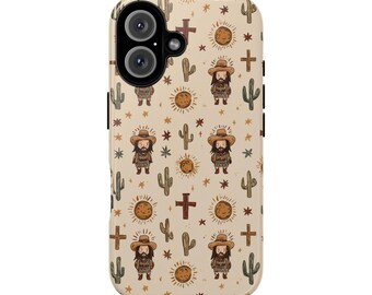 Easter Jesus Phone Case: Iphone 16 -13 Samsung S25 - 21 Google Pixel Funny Christian Western Gift