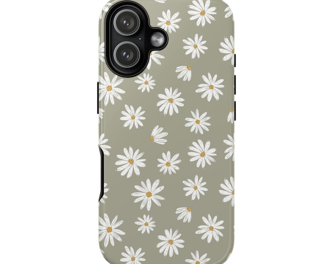 Floral Daisies Phone Case For iPhone 17 16 15 14 13 Pro Max Mini Samsung Galaxy S25 S24 S23 S22 Watercolor Aesthetic  Spring Floral Gift