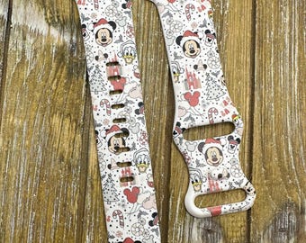 Christmas magic mouse watch band for apple watch samsung winter  20mm 22mm 38mm 40mm 41mm 42mm 44mm 45mm gift