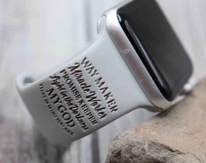 Waymaker christian watch band compatible with apple watch  38mm 40mm 41mm 42mm 44mm 45mm gift