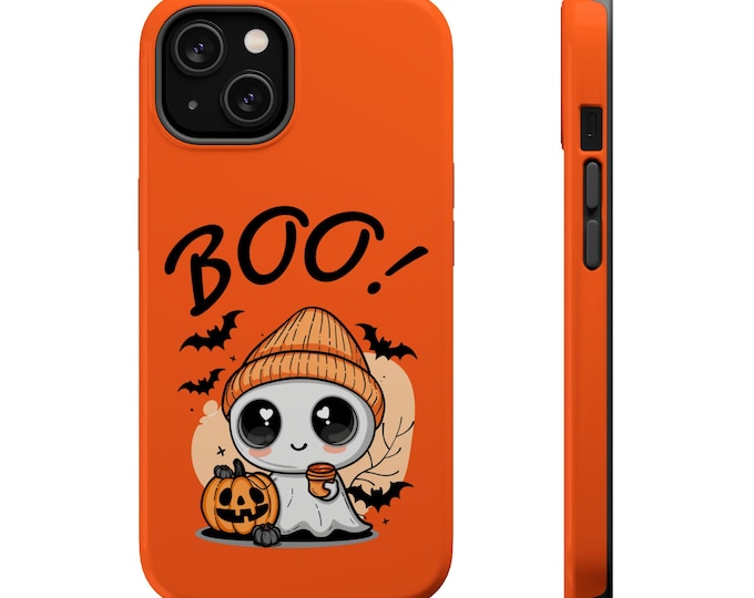 Halloween Cute Ghost Case for Iphone 16 15 14 13 Magsafe Case Fall Halloween Phone Case Spooky Ghost, Halloween Ghost