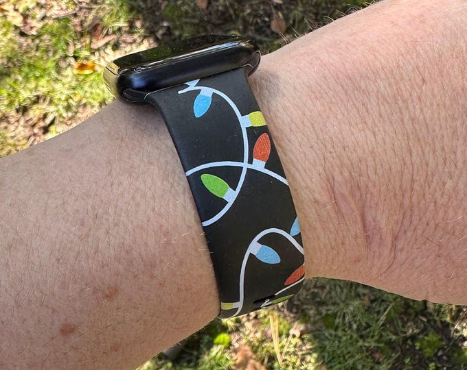 Christmas apple watch band also for samsung fitbit watch compatible 20/22 38/40/41mm, 42/44/45mm, series 1,2,3,4,5,6,7,8.9 gift