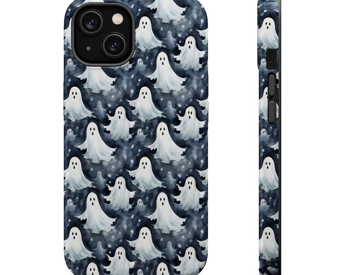 Halloween Ghost iPhone Case: MagSafe Compatible, Spooky Fall Accessory