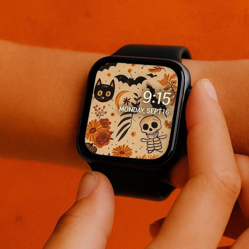 Halloween Apple Watch Face: Fall Design Wallpaper (digital Download) - Etsy