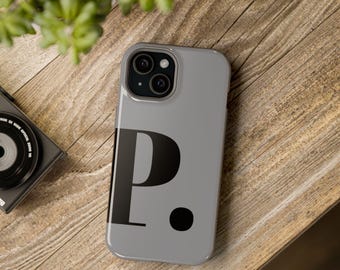 Personalized Initial MagSafe Phone Case: iPhone & Samsung Tough Case