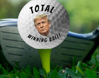 Funny Golf Balls Trump  Bernie and More Custom Golf Gifts for Men