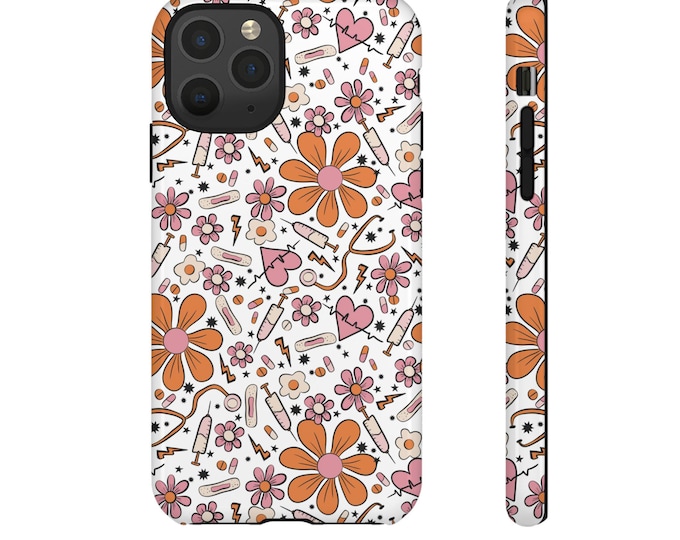 Nurse Phone Case, Tough Cases, Gift for Her, Nursing Case Nurse Gift, Samsung S25 S24 S23, Iphone 16 15 14 13