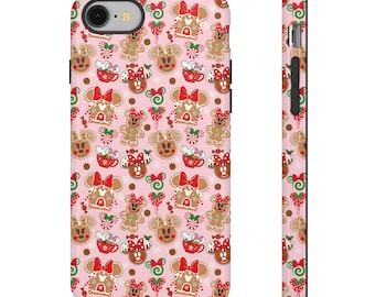 Disney Christmas  Phone Case Cover fit for iPhone 16 15 Pro Max, 14 Plus, 13, 12, 11, XR, XS & Samsung S24, S23, S22 Pixel 8, 7 Gift