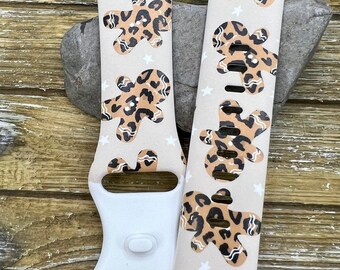 Christmas gingerbread watch band  for apple watch 38mm 40mm 41mm 42mm 44mm 45mm samsung 20mm 22mm gift