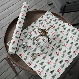 Golf Gift Wrapping Paper Roll, Christmas Gift Wrap for Him, Glossy Golf Cart Gift Wrap - Holiday Golf Gift Wrap, Golf Themed Wrapping Paper, image 13