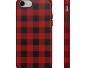 Gingham Winter Phone Case Cover fit for iPhone 16 15 Pro Max, 14 Plus, 13, 12, 11, XR, XS & Samsung S23, S22, A54, A53, Pixel 8, 7
