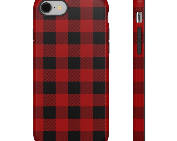 Gingham Winter Phone Case Cover fit for iPhone 16 15 Pro Max, 14 Plus, 13, 12, 11, XR, XS & Samsung S23, S22, A54, A53, Pixel 8, 7