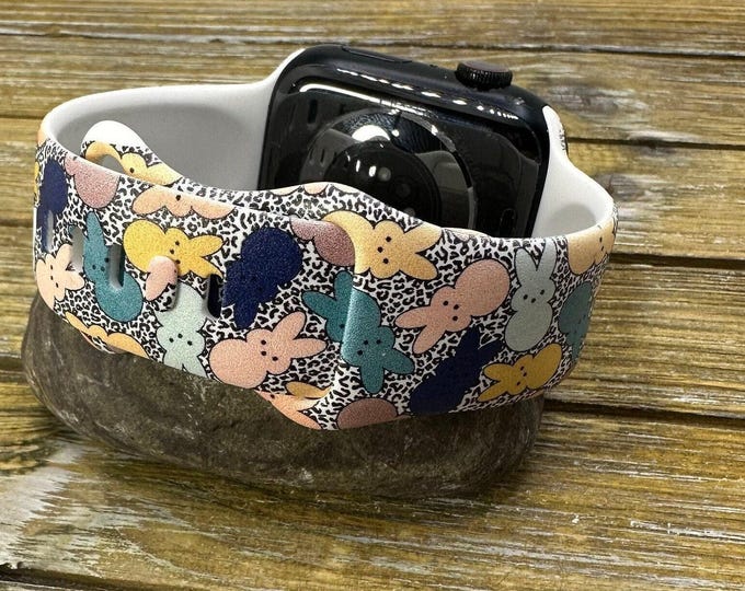 Easter spring watch bands for apple samsung fitbit womens watch bands gift iwatch strap 38mm 40mm 41mm 42mm 44mm 45mm 49mm gift