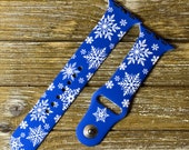 Christmas Apple Watch Band Holiday iWatch silicone 38mm 40mm 41mm 42mm 44mm 45mm Series 1 2 3 4 5 6 7Gifts for her