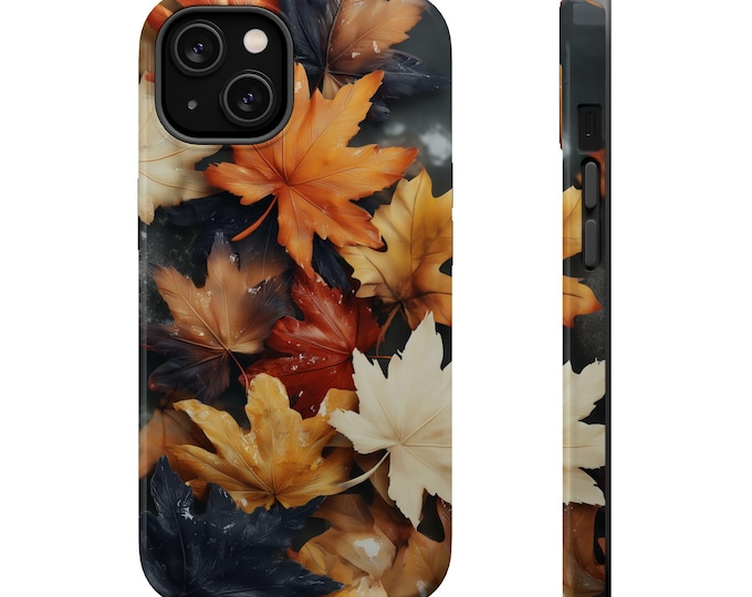Autumn Leaves Phone Case: MagSafe Compatible Fall iPhone Cover