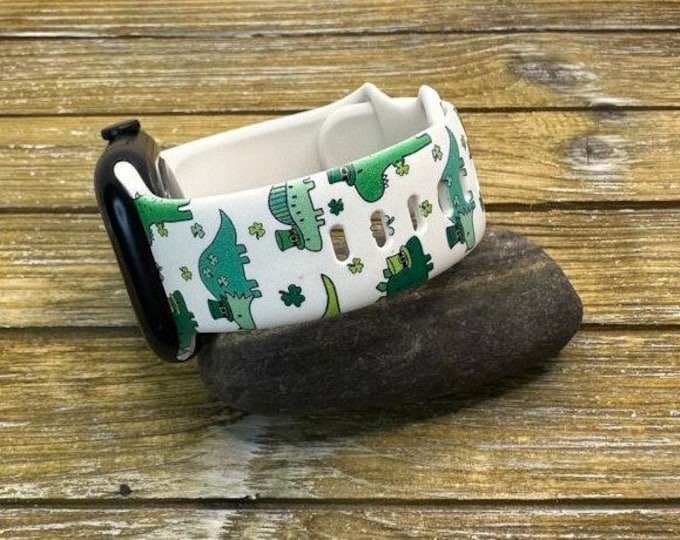 St patricks day watch band for apple samsung flowers dino band iwatch strap 40mm 41mm 42mm 44mm 45mm