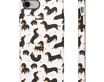 Weiner Dog Phone Case Cover Dachshund Phone Case Dog Mom Case for iPhone 16 15 Pro Max, 14 Plus, 13, 12, 11 & Samsung S24 S23 S22