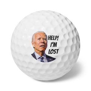 golf gifts for men Biden Trump Gift Ball Golfer Gift Custom Golf ball