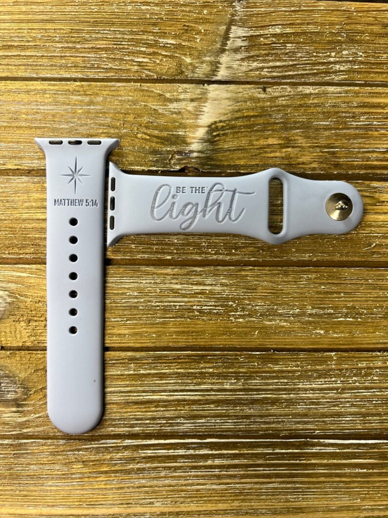 Be the Light Matthew Religious Watch Band for Apple 38mm 40mm Etsy