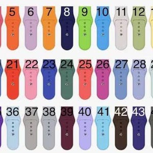 Correa de reloj Wildflower compatible con Apple Watch, correa de silicona de 38/40/41/42, 44/45/46/49, grabada con láser, regalo para el Día de la Madre. imagen 2