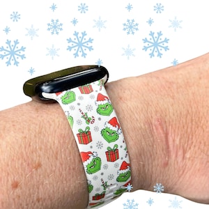 Apple Watch with Red Case and Black Grinch Band il_1080xN.2594889431_9py9.jpg main image 3
