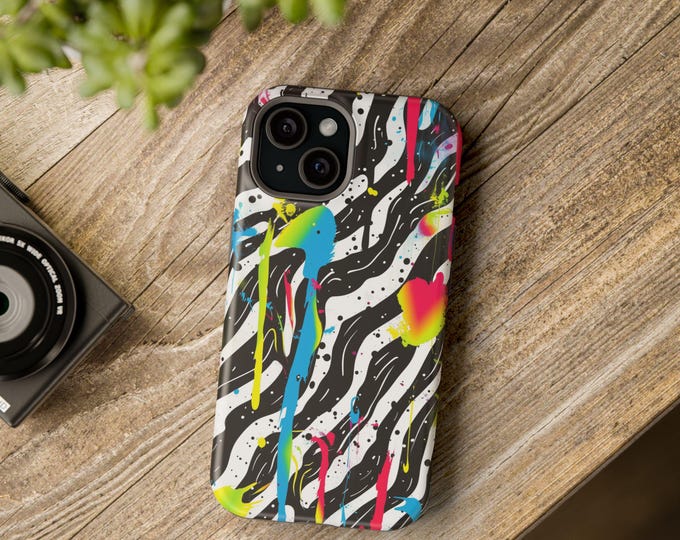 Cute Trippy MagSafe Phone Case For Apple iPhone 16 15 14, MagSafeTough Mobile Cover With Aesthetic Design