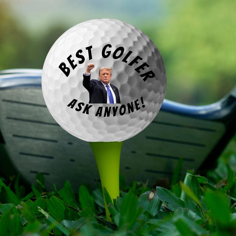 Pelotas de golf graciosas, regalo de broma, ayuda, estoy perdido, pelota de golf de Joe Biden, pelotas de golf, regalo para hombre confundido, Joe el dormilón, regalo de broma para él, regalo de Navidad Best Golf Ask Anyone