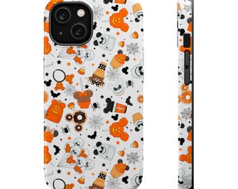 Spooky Halloween Mouse Phone Case: Magnetic MagSafe Cover for iPhone 13-16 Pro/Plus Series