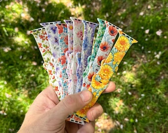 Floral Watch Band: TPU Rubber Silicone, Apple & Samsung iWatch