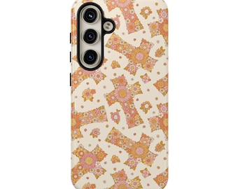 Floral Christian Phone Case: Easter Spring Design, iPhone, Galaxy, Tough Dual Layer