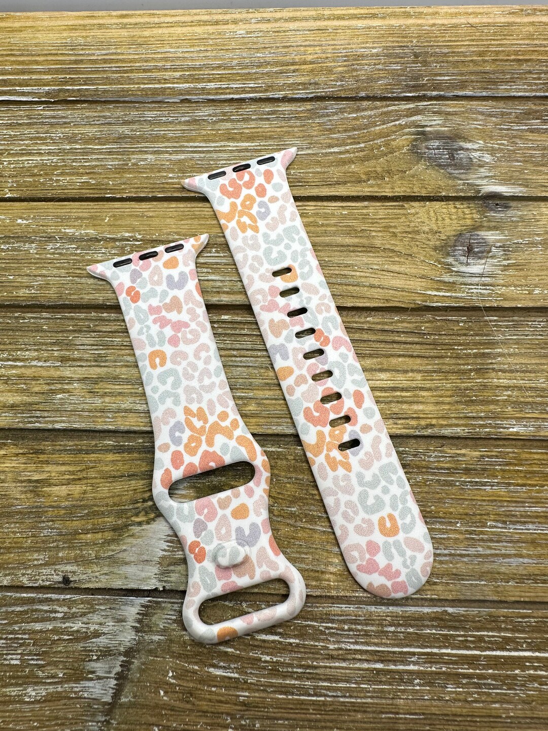 Multicolor Leopard Watch Band for Apple Watch Samsung Fitbit Strap