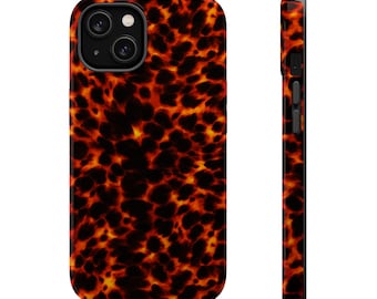Tortoise Shell Print Phone Case For iPhone 17 16 15 Pro 14 13 Magsafe case