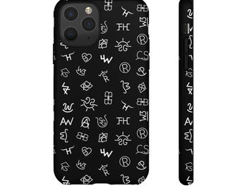 Western Cattle Brand Tough Case iPhone 17 16 15 Samsung S26 25 24 Google Tough Case | Cowgirl, Western Ranch Gift for Her