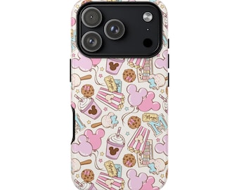 Disney Snacks Phone Case, Disney Iphone Case, Samsung Phone Case, Iphone 17 16 pro Case, Christmas Phone Case
